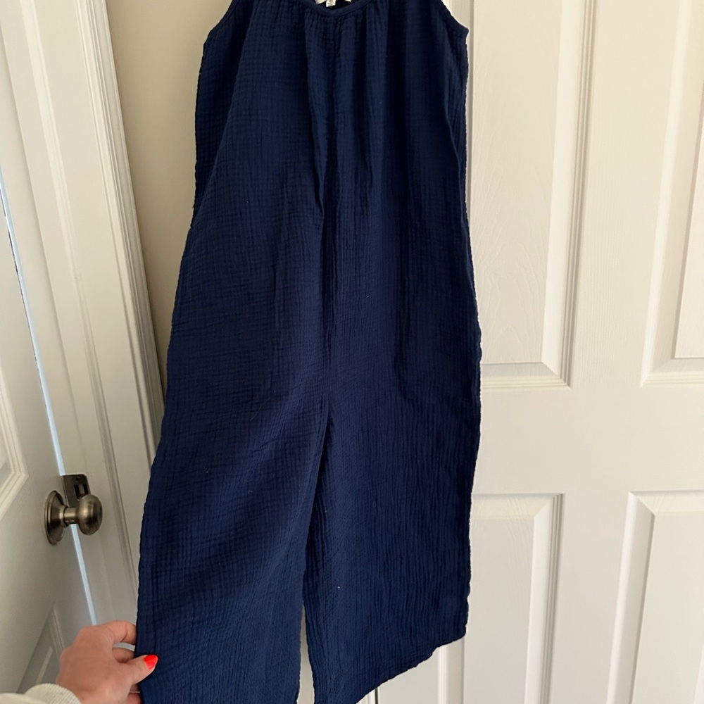 Navy Blue Women's Jumpsuit